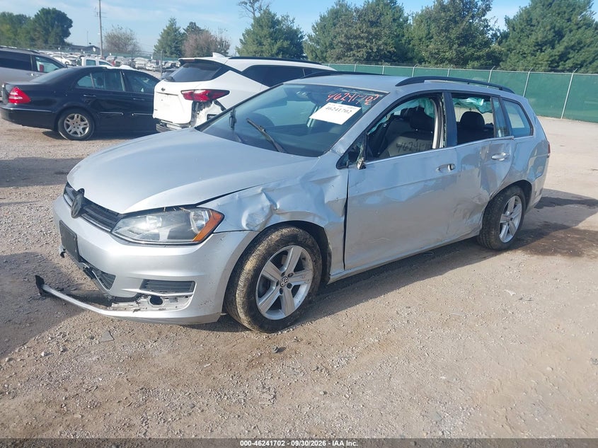Vin: 3vwca7au5fm502980, lot: 46741696, volkswagen golf sportwagen tdi s 4-door 20152