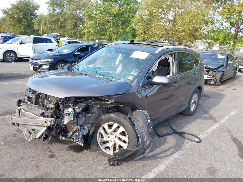 2015 Honda Cr-V Ex, Front End, IAAI, VIN 2HKRM4H53FH688574 — photo 2