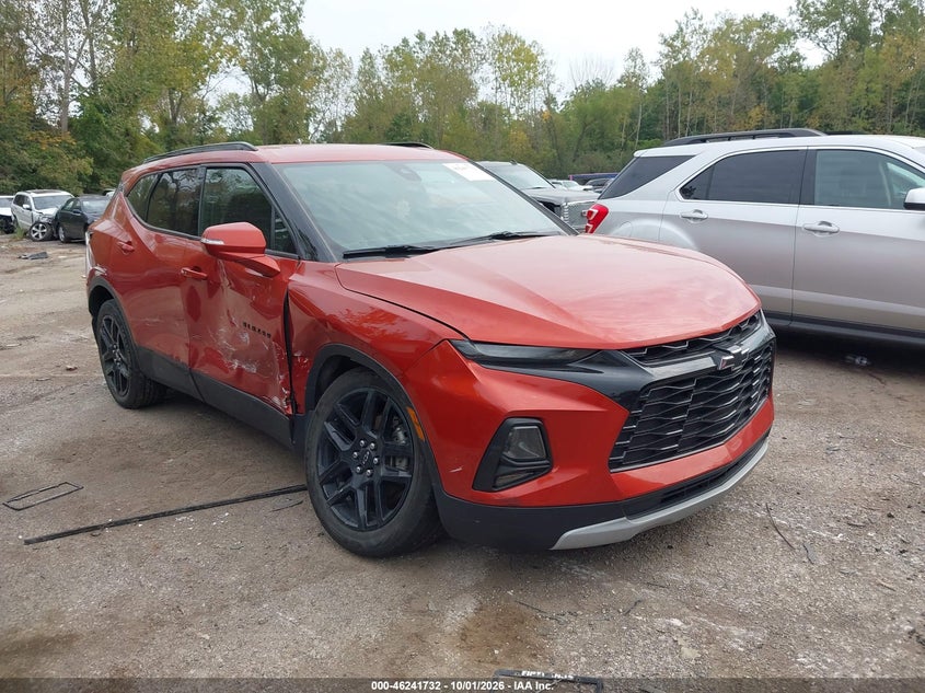 Vin: 3gnkbcr44ms509721, lot: 46741726, chevrolet blazer fwd 2lt 20211