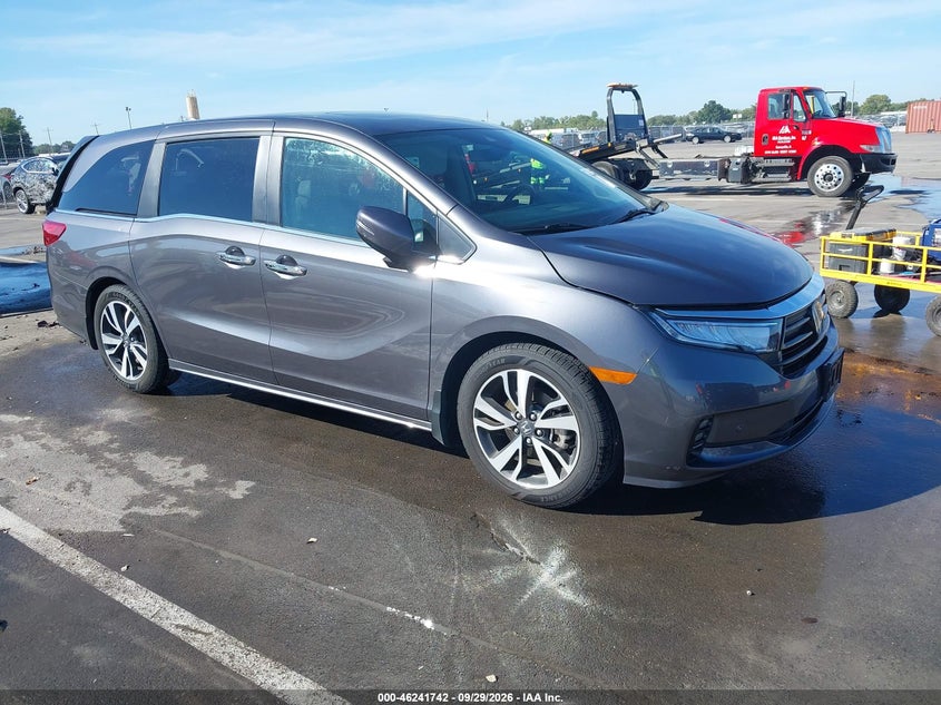 Vin: 5fnrl6h89nb010045, lot: 46741736, honda odyssey touring 2022 img_1