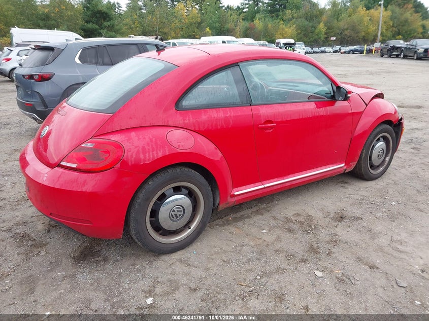Vin: 3vwjp7at1cm661858, lot: 46741785, volkswagen beetle 2.5l 20124