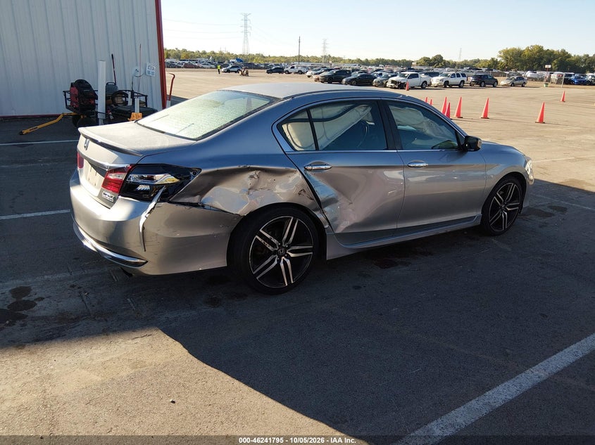 Vin: 1hgcr2f16ha178503, lot: 46741789, honda accord sport se 20174