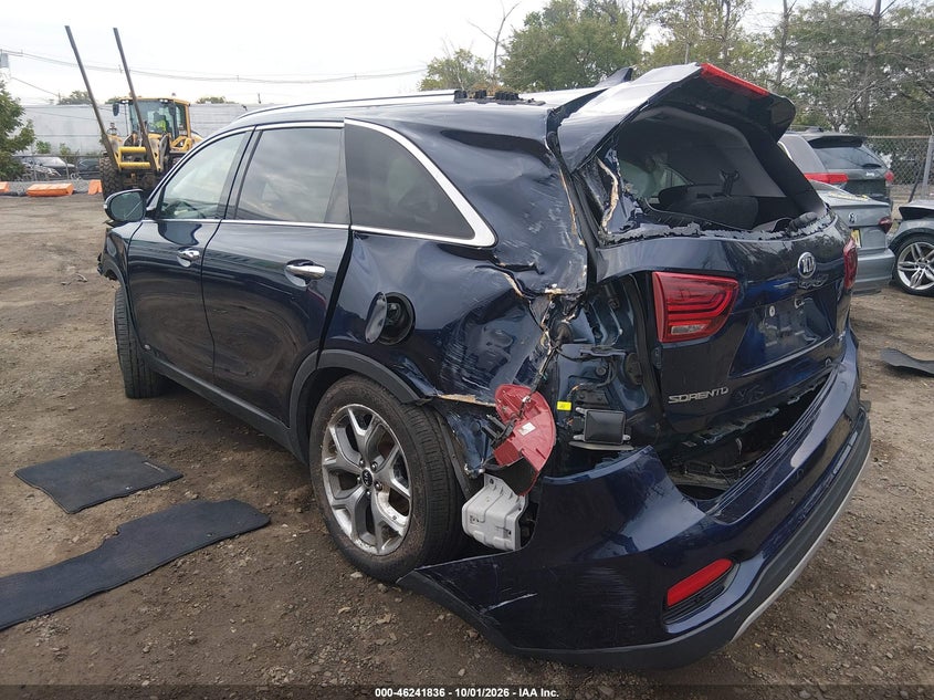 Vin: 5xyphda54kg604544, lot: 46741831, kia sorento 3.3l ex sport 20193