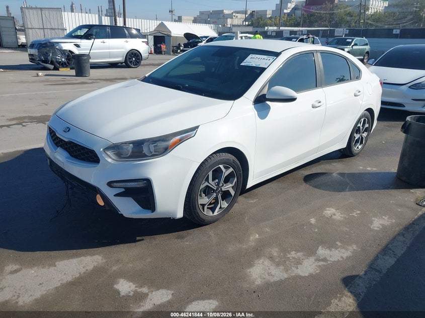 Vin: 3kpf24ad6le191853, lot: 46741838, kia forte lxs 20202