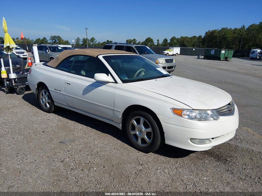 2002 Toyota Camry Solara Sle V6, Износ, IAAI, VIN 2T1FF22P52C590350