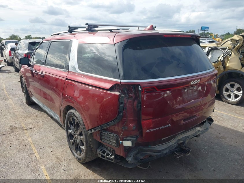 Vin: kndne5h36n6145793, lot: 46741865, kia carnival mpv sx prestige 20223