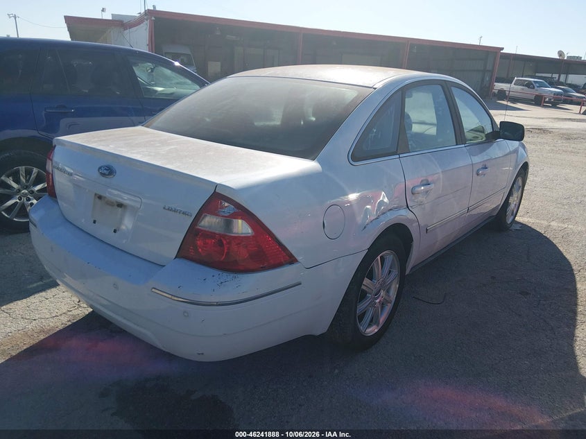 FORD FIVE HUNDRED 2005 VIN 1FAFP25195G122878