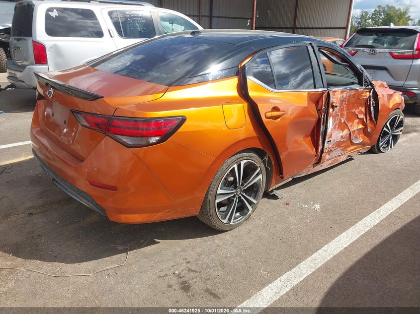 Vin: 3n1ab8dv5ly280045, lot: 46741919, nissan sentra sr xtronic cvt 20204