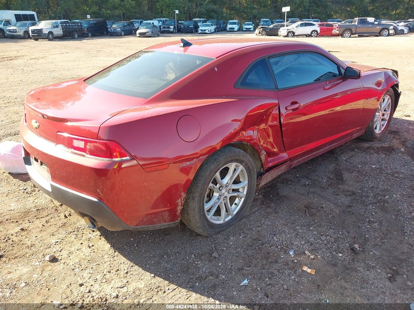 Vin: 2g1fb1e36f9292337, lot: 46741932, chevrolet camaro 2ls 20154