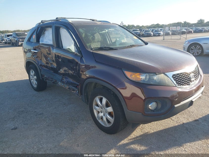 Vin: 5xykt3a65cg201301, lot: 46741938, kia sorento lx 20121