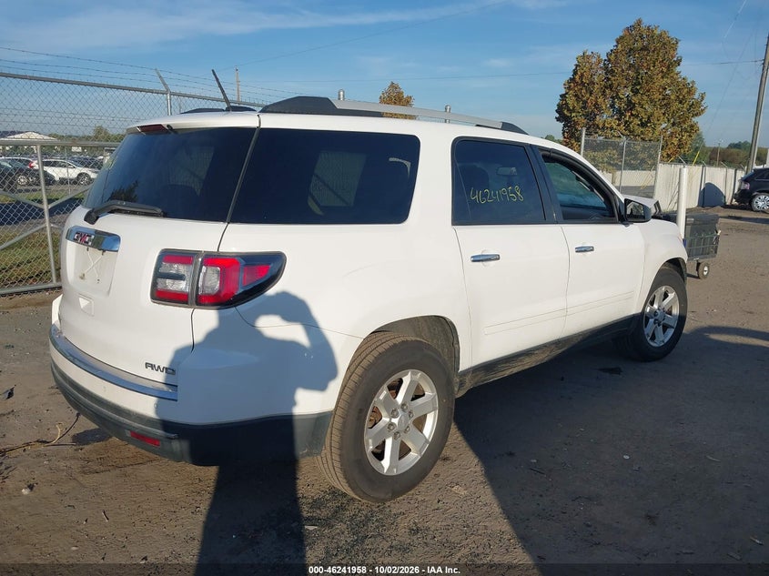 Vin: 1gkkvpkd6gj230251, lot: 46741952, gmc acadia sle-2 20164