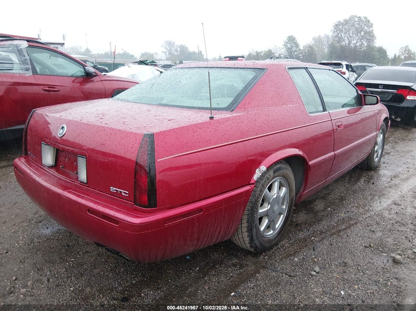 CADILLAC ELDORADO 2001 VIN 1G6ET129X1B102719