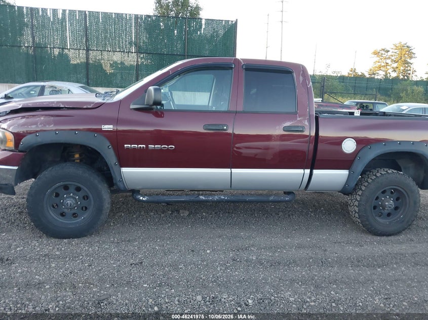 DODGE RAM 2500 2003 VIN 3D7KU28D83G809798