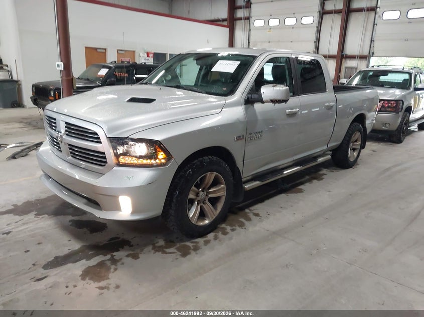 Vin: 1c6rr7ut1gs168780, lot: 46741986, ram 1500 sport 20162