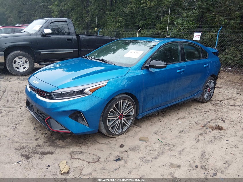 Vin: 3kpf44ac7pe632395, lot: 46742041, kia forte gt 20232