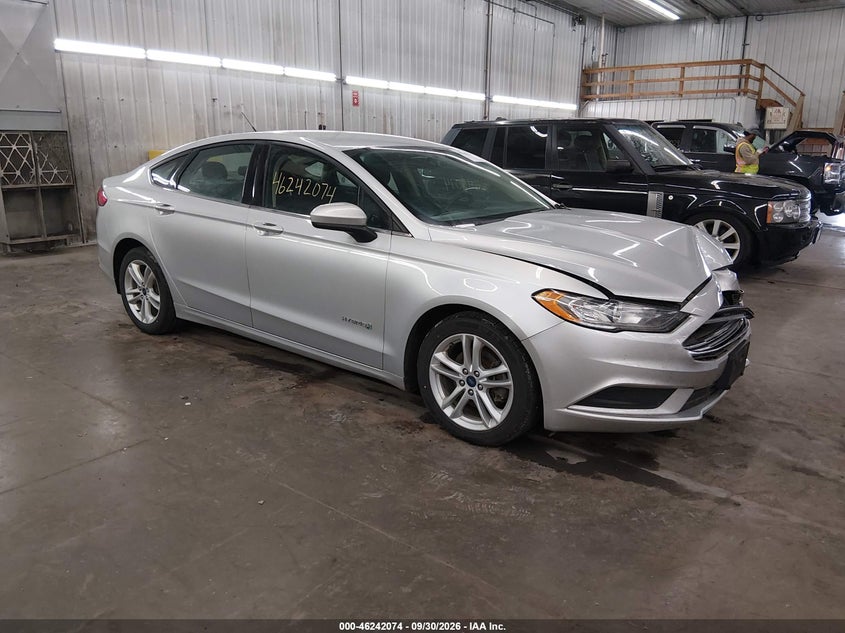 Vin: 3fa6p0lu8jr173602, lot: 46742068, ford fusion hybrid se 20181