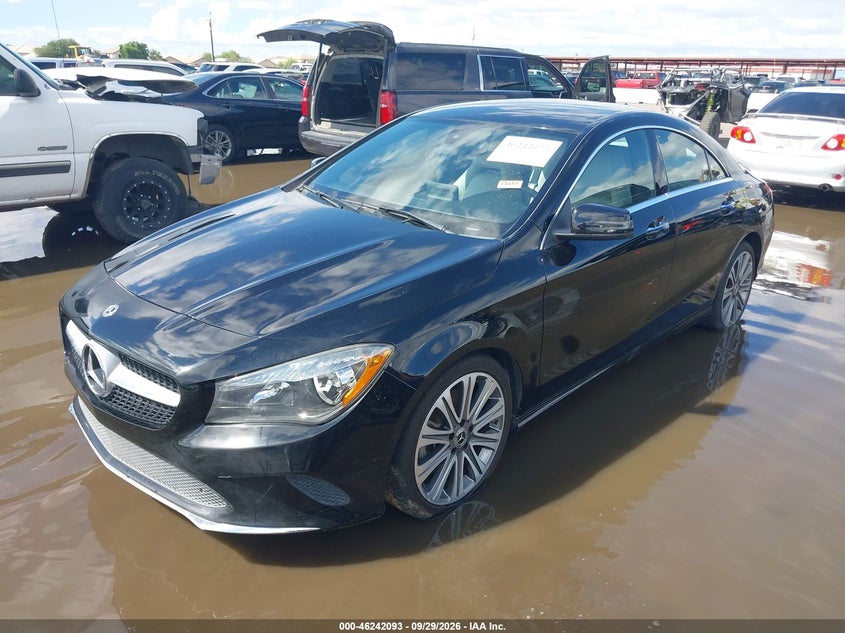 Vin: wddsj4ebxjn599832, lot: 46742087, mercedes-benz cla 250 20182