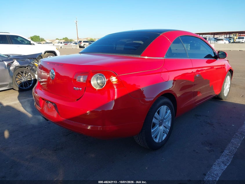 VOLKSWAGEN EOS 2007 VIN WVWBA71F47V039978