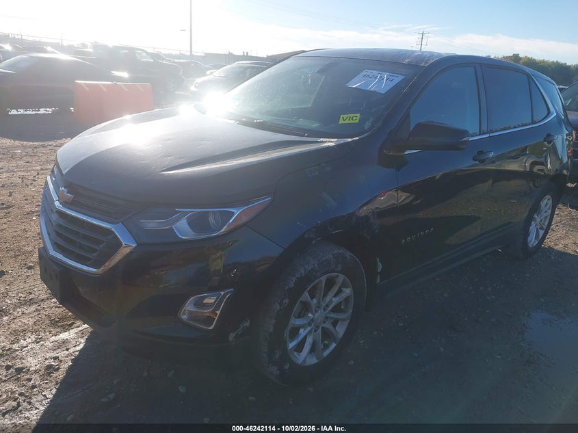 2018 Chevrolet Equinox Lt, Удар сзади, IAAI, VIN 2GNAXSEV9J6138068 — фото 2