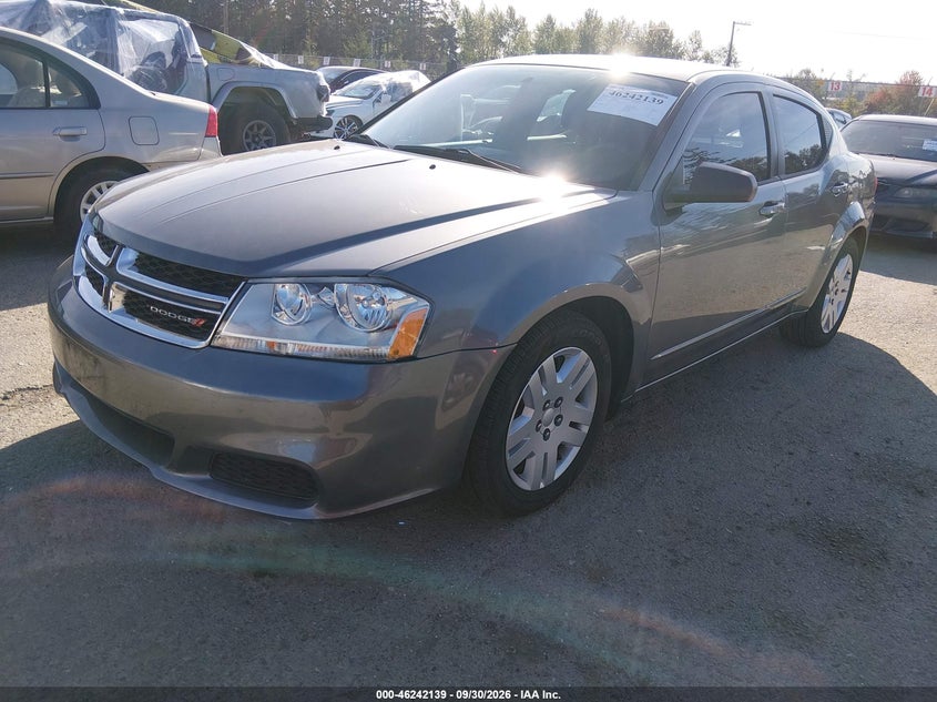 Vin: 1c3cdzag5cn276168, lot: 46742133, dodge avenger se 20122