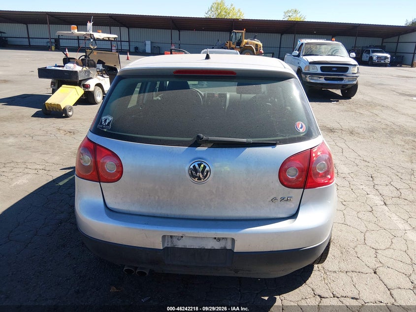 VOLKSWAGEN RABBIT 2007 VIN WVWDS71KX7W277220