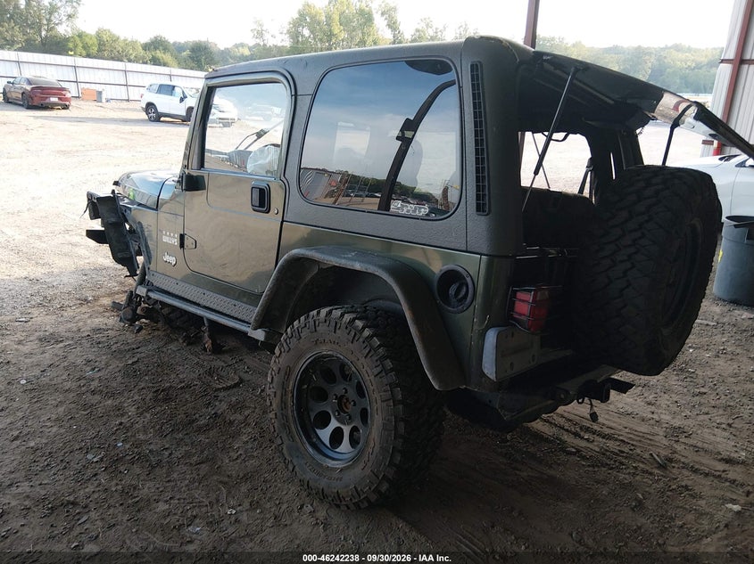 JEEP WRANGLER 2004 VIN 1J4FA39S64P714543