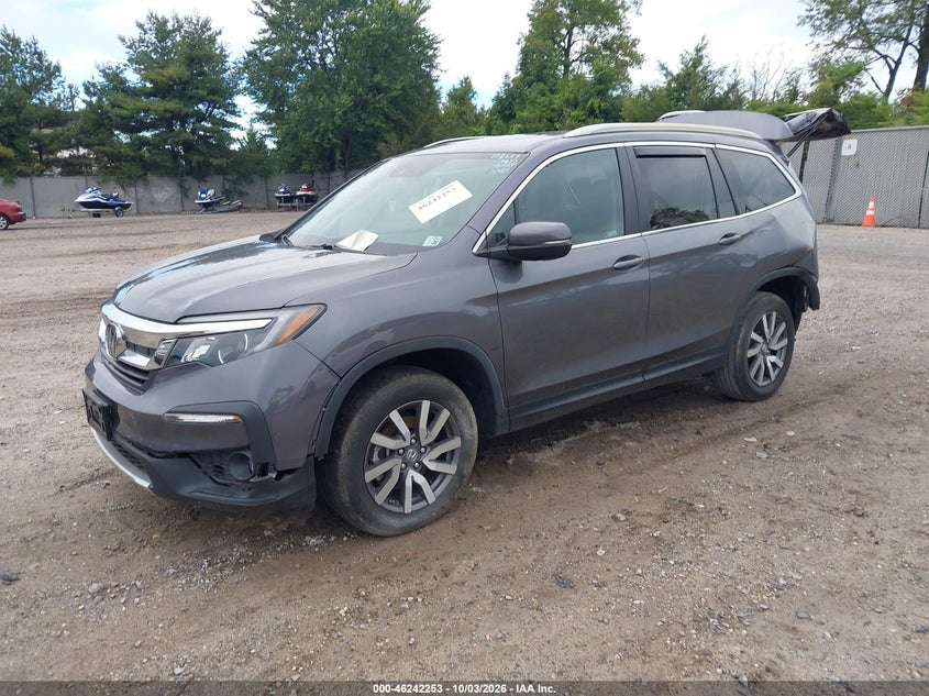 Vin: 5fnyf6h53mb078297, lot: 46742247, honda pilot awd ex-l 20212