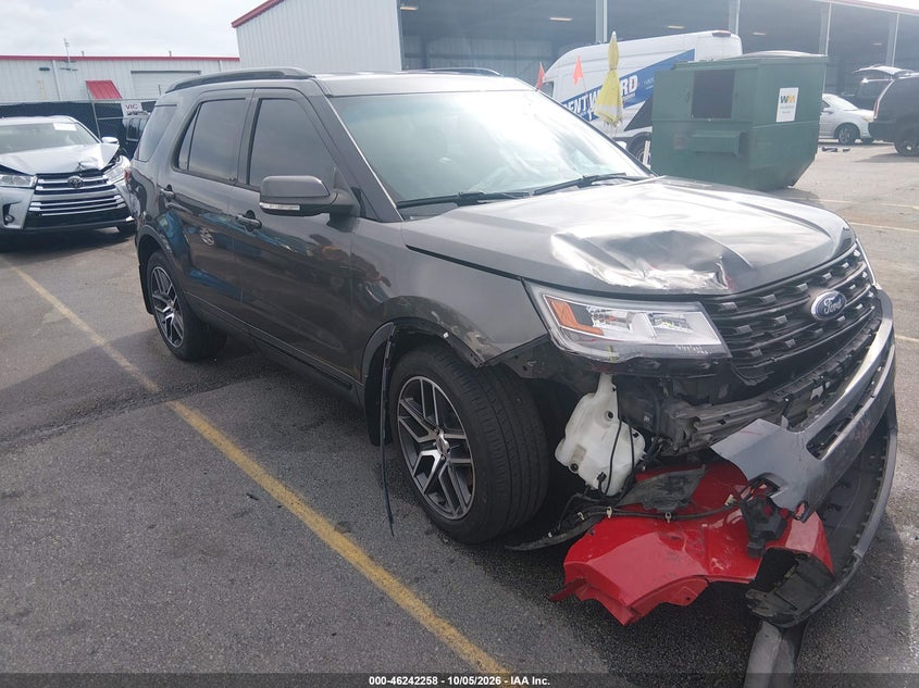 Vin: 1fm5k8gt9ggc27909, lot: 46742252, ford explorer sport 20161