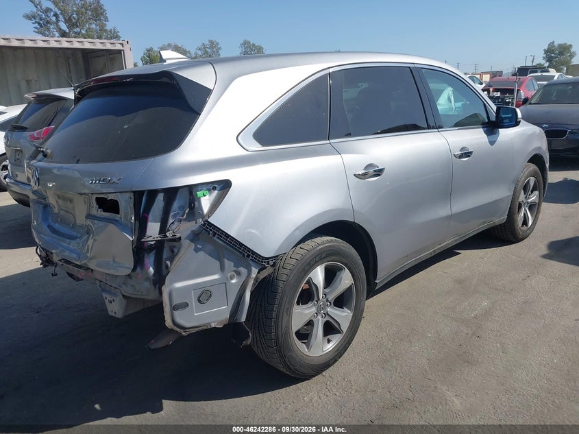 ACURA MDX 2016 VIN 5FRYD3H28GB014298