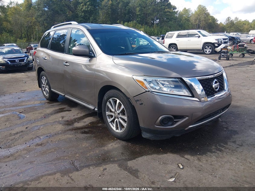 Vin: 5n1ar2mn7ec617912, lot: 46742338, nissan pathfinder sv 20141