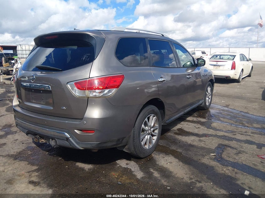 Vin: 5n1ar2mn7ec617912, lot: 46742338, nissan pathfinder sv 20144