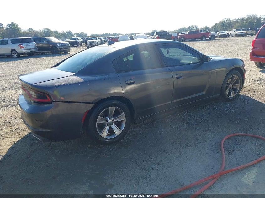 Vin: 2c3cdxhg3fh801395, lot: 46742350, dodge charger sxt 20154