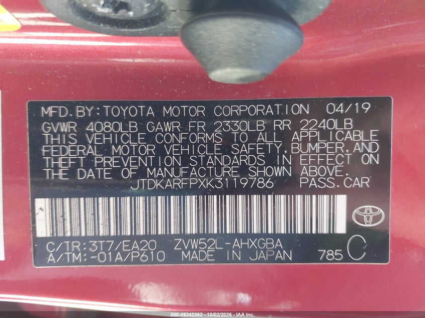 TOYOTA PRIUS PRIME - zdjęcie 9