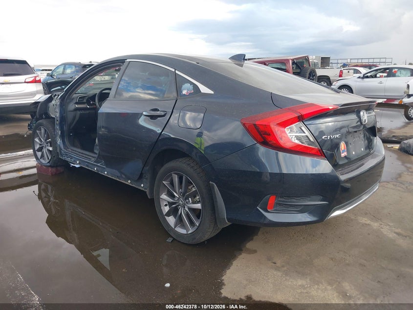 Vin: 19xfc1f30me011831, lot: 46742372, honda civic ex 20213