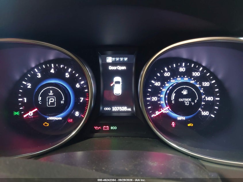 HYUNDAI SANTA FE 2013 VIN 5XYZUDLB5DG057956