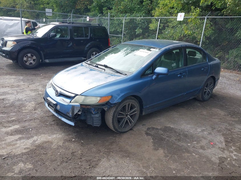 HONDA CIVIC SDN 2008 VIN 2HGFA16568H518283