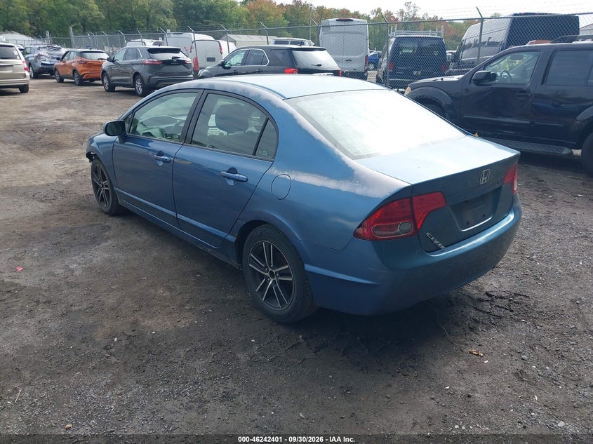 HONDA CIVIC SDN 2008 VIN 2HGFA16568H518283