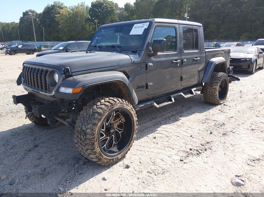 Vin: 1c6jjtag9rl117870, lot: 46742403, jeep gladiator sport s 20242