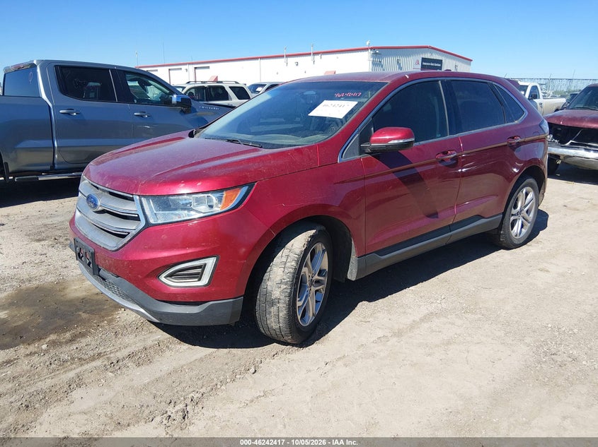 Vin: 2fmpk4k95jbb74850, lot: 46742411, ford edge titanium 20182