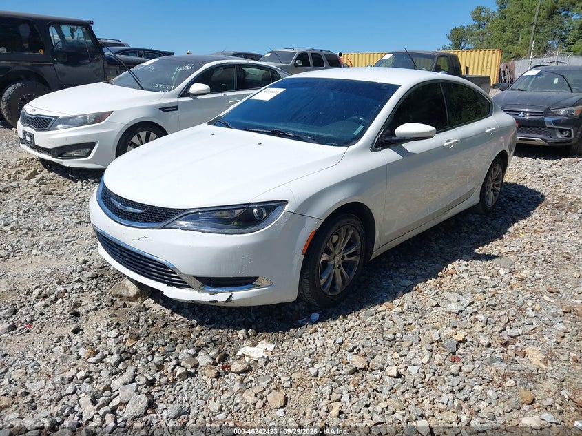 Vin: 1c3cccab9fn616950, lot: 46742417, chrysler 200 limited 20152