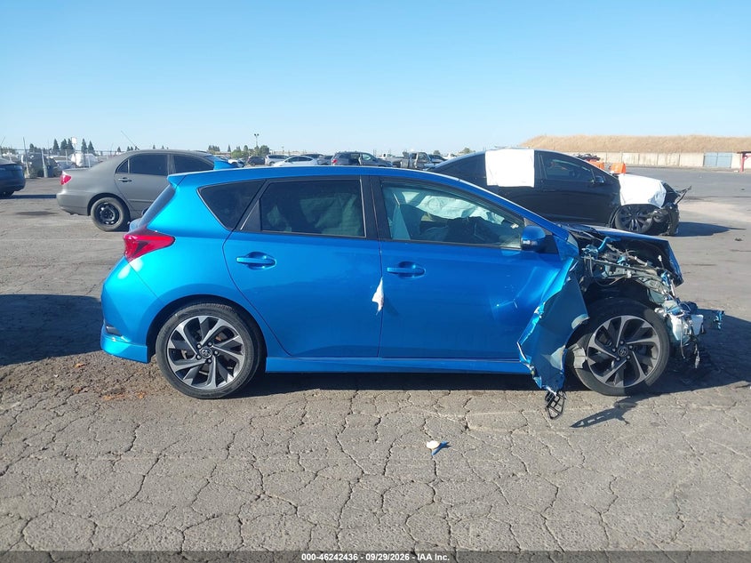 TOYOTA COROLLA IM 2018 VIN JTNKARJE5JJ558017