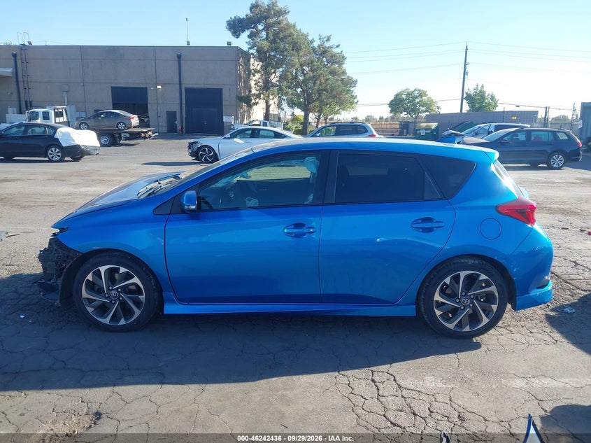 TOYOTA COROLLA IM 2018 VIN JTNKARJE5JJ558017