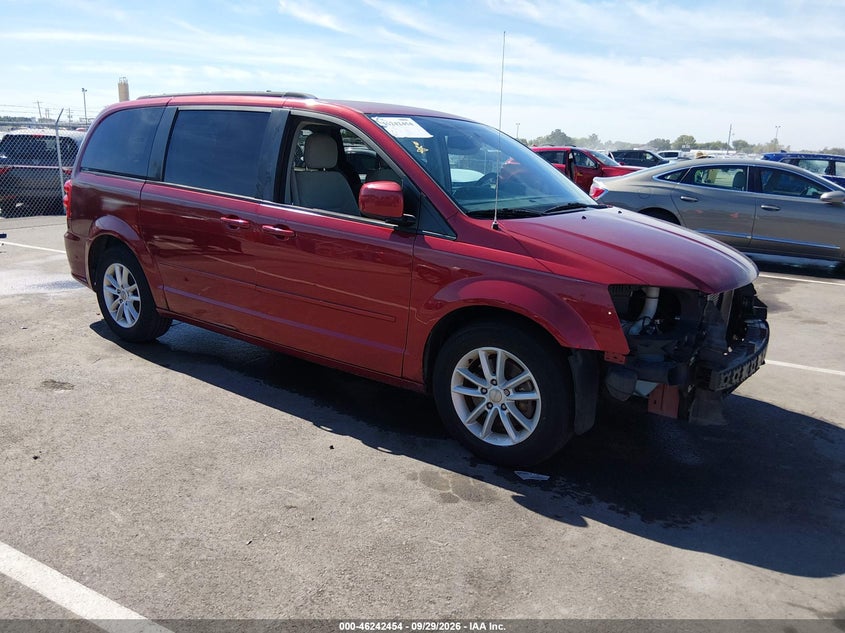 Vin: 2c4rdgcgxgr123494, lot: 46742448, dodge grand caravan sxt 20161