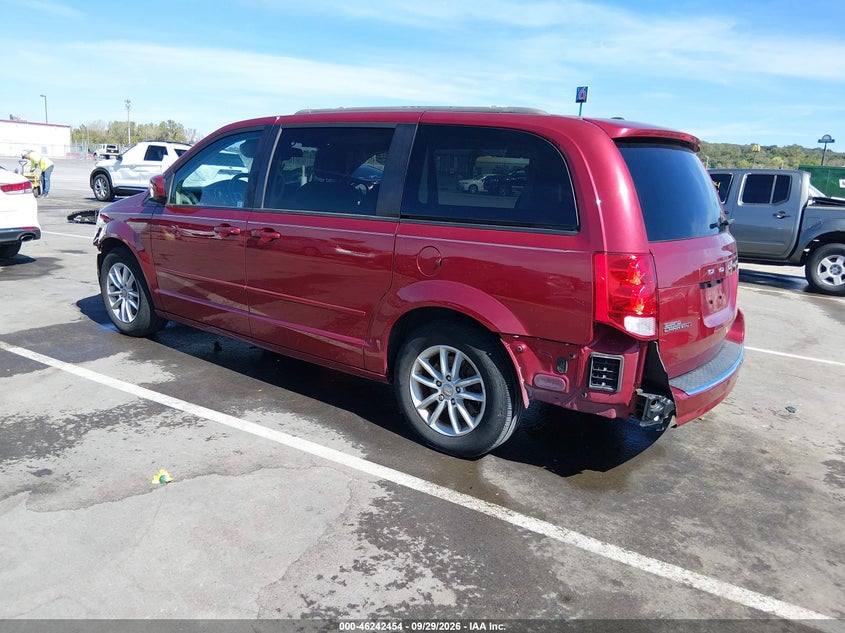 Vin: 2c4rdgcgxgr123494, lot: 46742448, dodge grand caravan sxt 20163