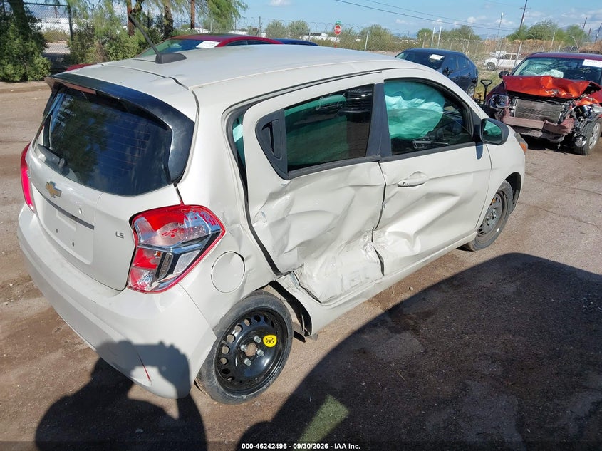 Vin: kl8cb6sa1gc588394, lot: 46742490, chevrolet spark ls cvt 20164