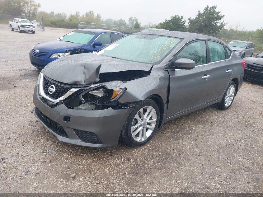 2019 Nissan Sentra S, Удар спереди, IAAI, VIN 3N1AB7AP4KY212219 — фото 2
