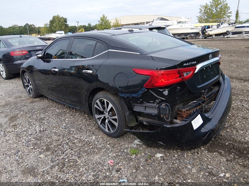 Vin: 1n4aa6ap7gc391257, lot: 46742674, nissan maxima 3.5 sl 20163
