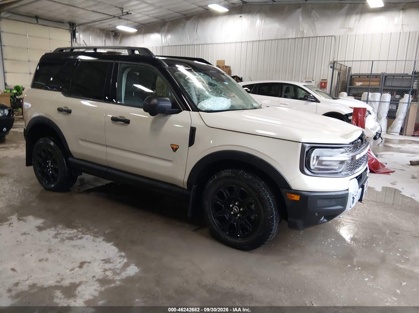 Vin: 3fmcr9da4sre33653, lot: 46742676, ford bronco sport badlands 2025 img_1