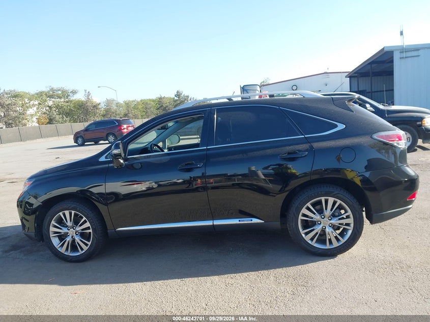 LEXUS RX 450H 2013 VIN JTJBC1BA3D2052662