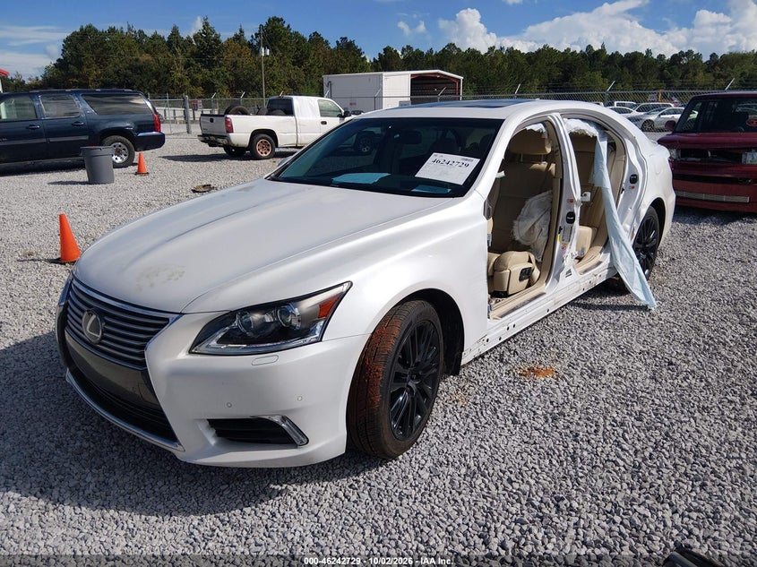 2017 Lexus Ls 460, Лівий бік, IAAI, VIN JTHBL5EF9H5144055 — фото 2